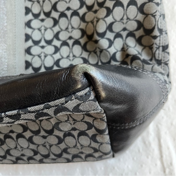 Coach leather and fabric bag - Picture 9 of 13